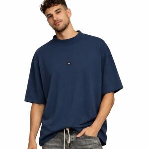 Gap Yeezy Rare engineered by Balenciaga Blue Short Sleeve Tee with Relaxed Fit